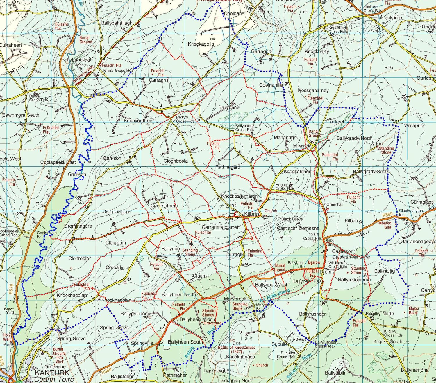 Kilbrin Map